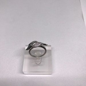 ANGEL Wings Zircon Ladies Ring Fashion S925 Sterling Silver Ring